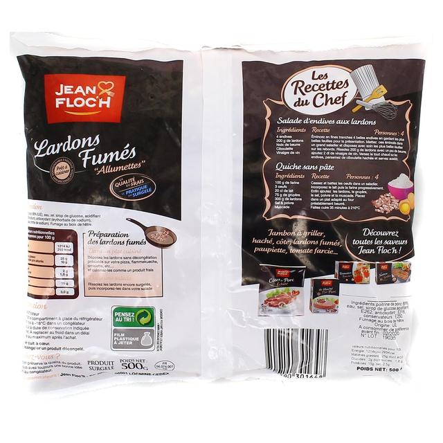 3700190301648 - Jean Floc'h - Lardons fumés allumettes
