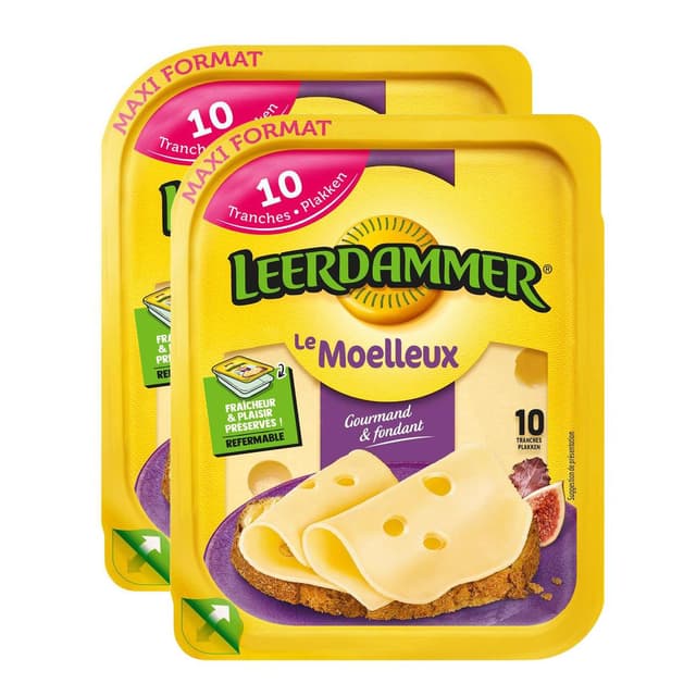 2050000423048 - Leerdammer - Fromages en tranches, 250g