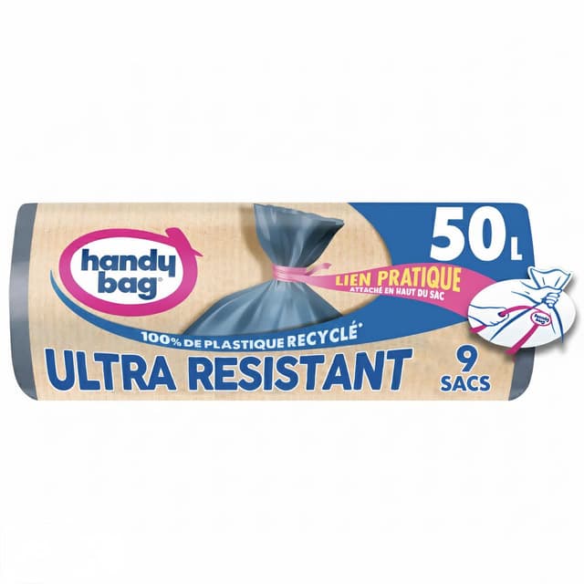 4008871223548 - Handy Bag - Sac poubelle ultra a lien 50L