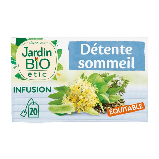 3456300013948 - Jardin Bio Etic - Infusion Détente Sommeil Bio - 20 sachets