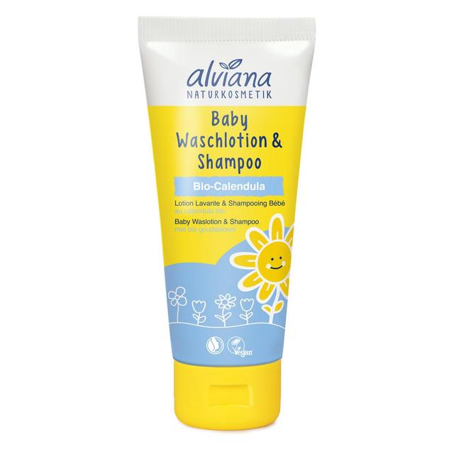 4260167184548 - Alviana - Lotion Lavante & Shampooing Bébé au calendula bio