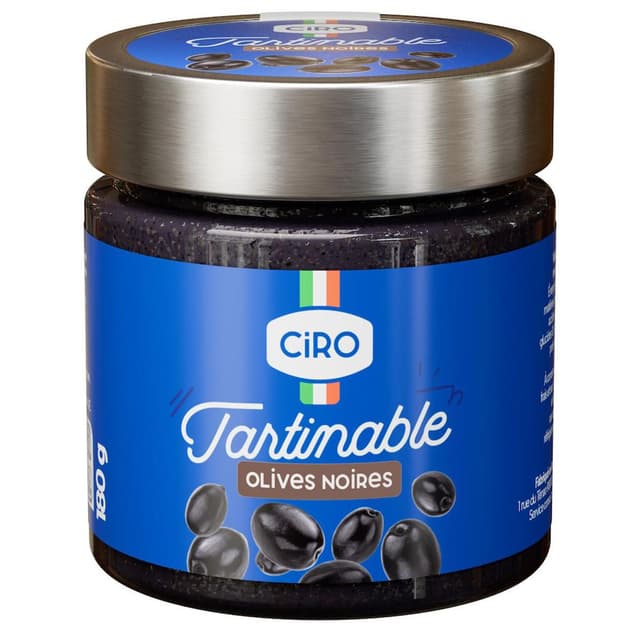 3760014294648 - Ciro - Tapenade d'Olive Noires sans Gluten