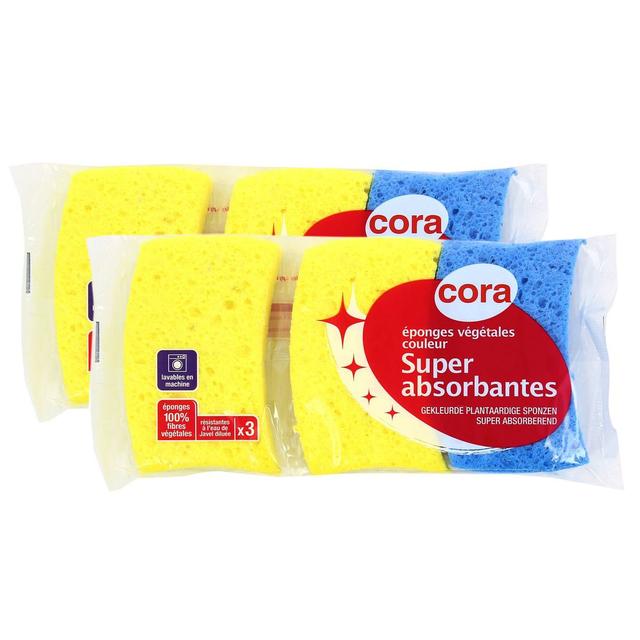 2050000264948 - Cora - Eponges végétales de couleur