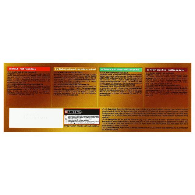 7613032955748 - Purina - Gourmet Gold - Boites Noisettes Boeuf, Poulet et Foie, Dinde et Canard, Saumon et Poulet pour chat adulte