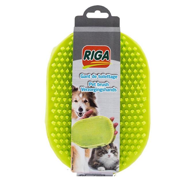 3166780055948 - Riga - Gant de toilettage en caoutchouc pour chien et chat