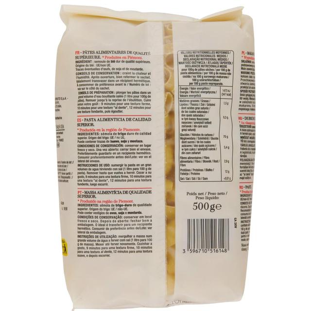 3596710516148 - Auchan Tavola In Italia - Pâtes Pipe Rigate