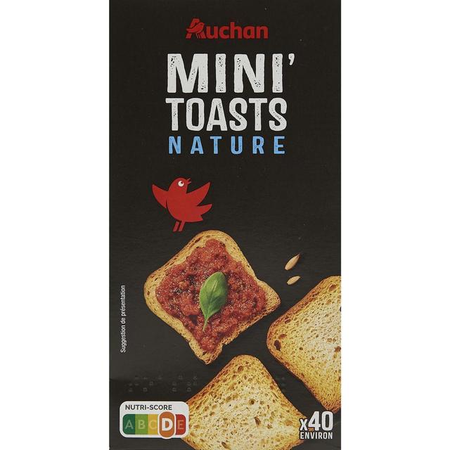 3596710336548 - Auchan - Mini toasts nature