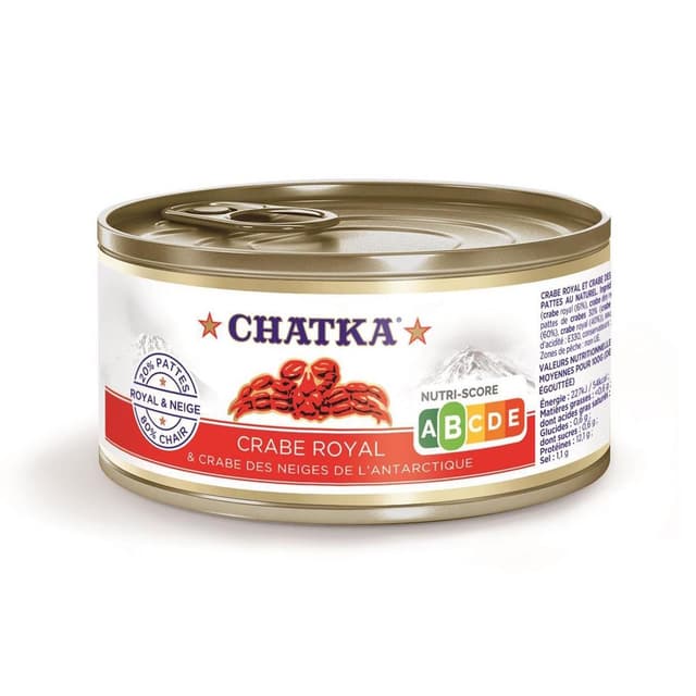 5410238917448 - Chatka - Crabe royal et crabe des neiges de l'Antarctique en conserve