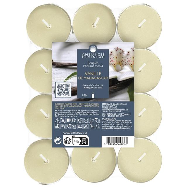 3482356658048 - Ambiances Devineau - Bougies chauffe-plats Vanille de Madagascar