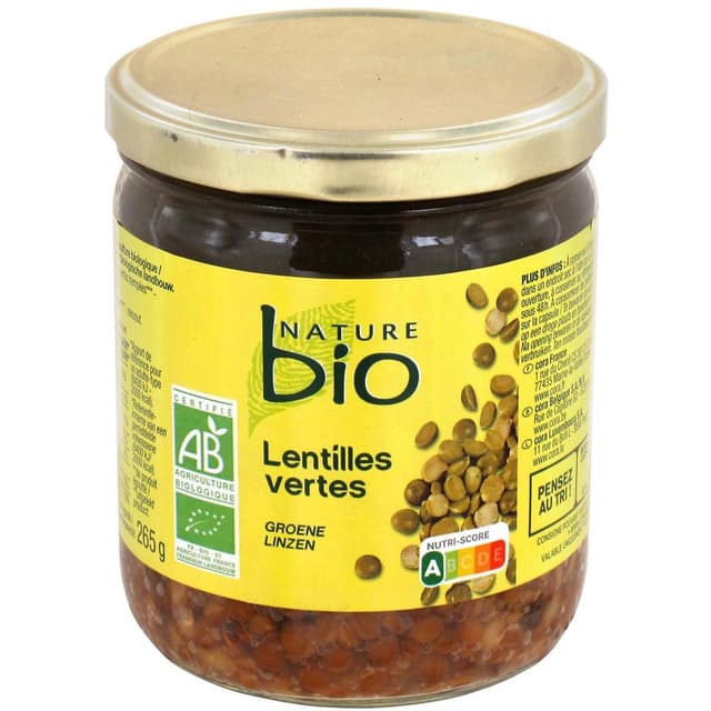 3257986868248 - Nature Bio - Lentilles Vertes Bio