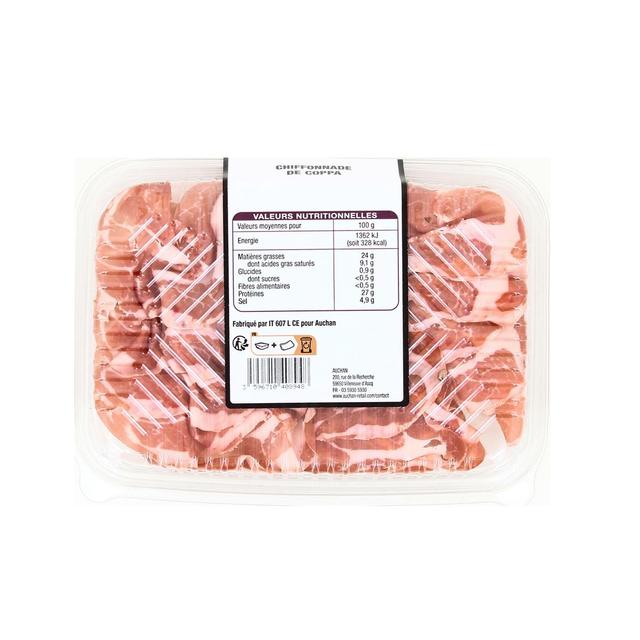 3596710408948 - Auchan Le Charcutier - Chiffonnade de Coppa