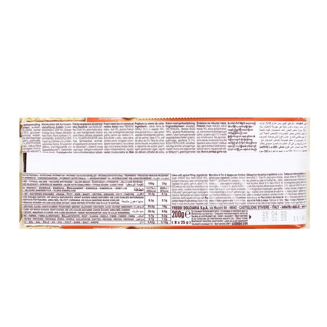 8005380899048 - Freddi - Dolcetto Biscuits Fourrés Abricot