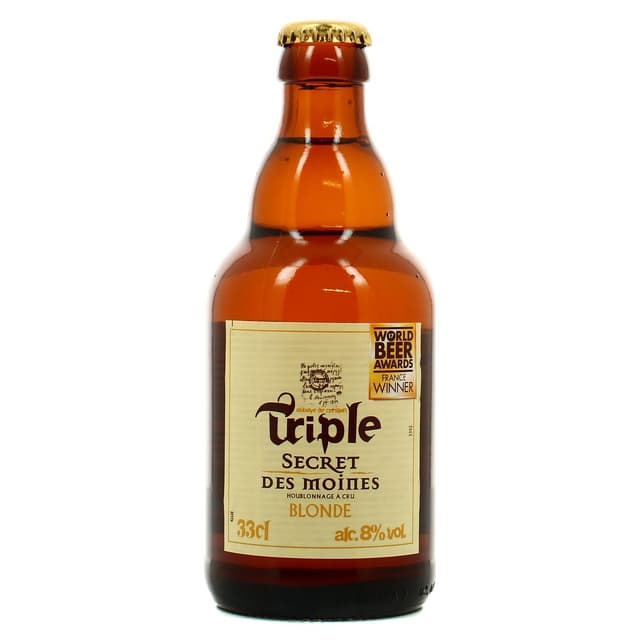 3347970000249 - Triple Secret Des Moines - Bière blonde triple 8°