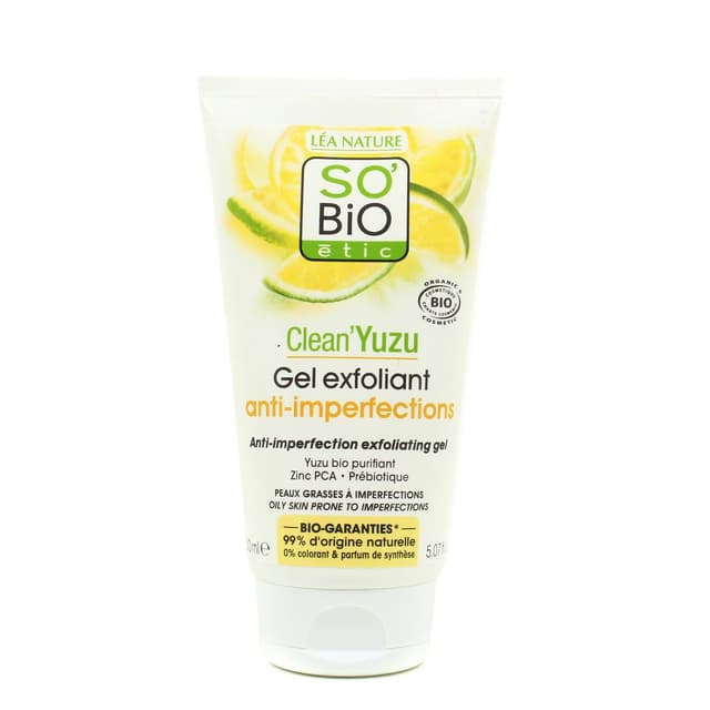 3517360021349 - SO'BIO ETIC - Gel exfoliant anti-imperfections, Clean'Yuzu