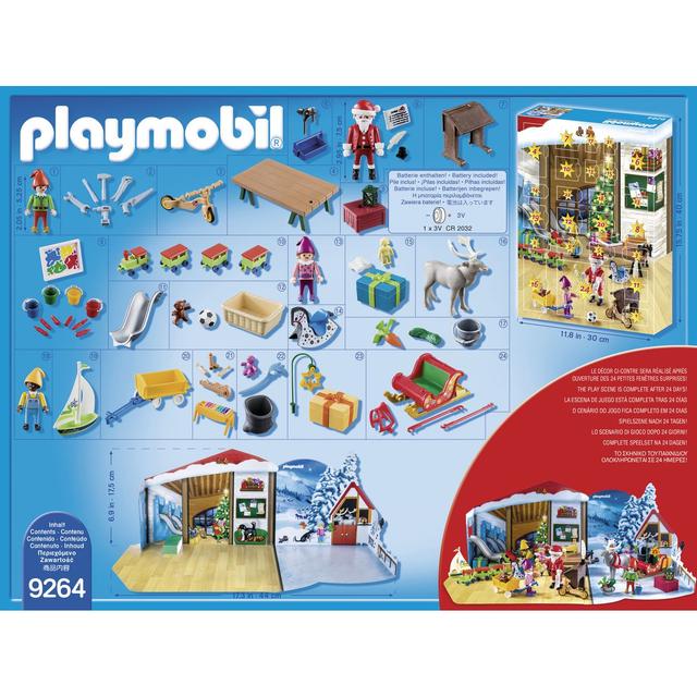 4008789092649 - PLAYMOBIL® Christmas - Calendrier de l'Avent L'atelier du Père Noël