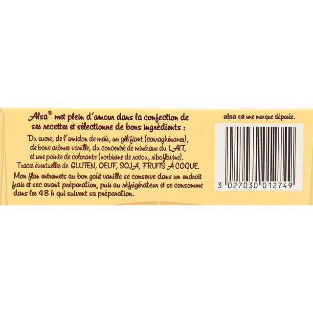 3027030012749 - Alsa - Flan entremet saveur vanille