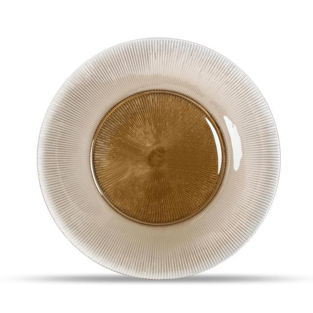 5410595723249 - Collection Glint - Plat à tarte sur pied 33xH10cm gold Glint