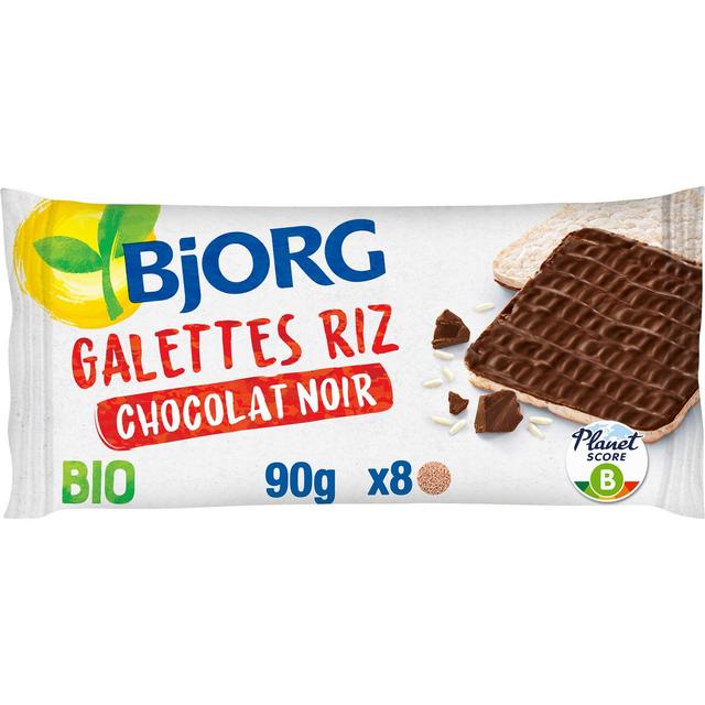 3229820803449 - Bjorg - Galettes Riz Chocolat Noir Bio