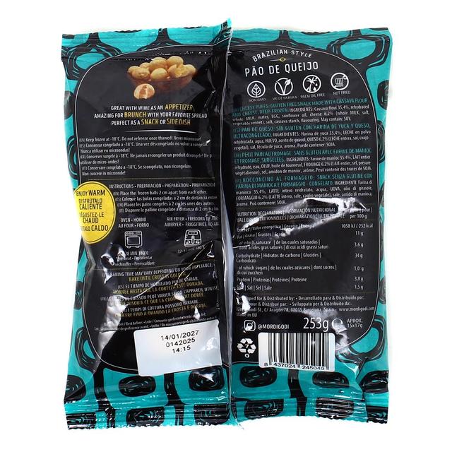8437024245049 - Mordi et Godi - Pao de Queijo - Petit Pain au fromage