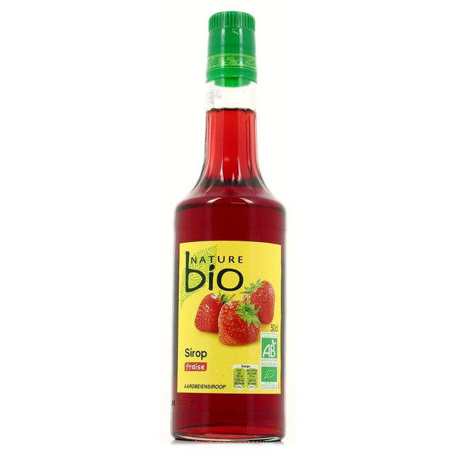 3257981998049 - Nature Bio - Sirop de fraise Bio