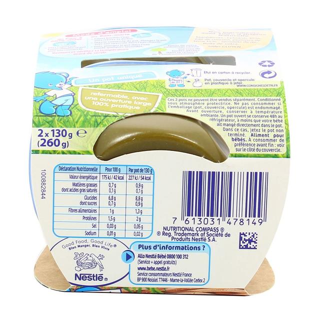 7613031478149 - Nestlé - Naturnes - Epinards Bol Bébé Dès 4 mois