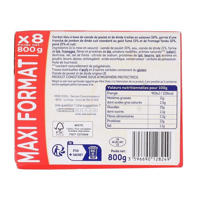 3596690128249 - Père Dodu - Cordon Bleu Poulet