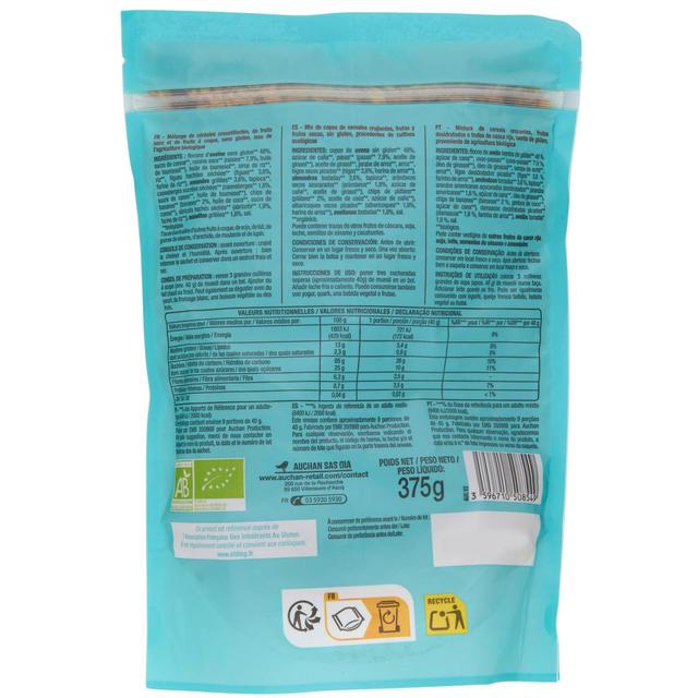 3596710508549 - Auchan - Muesli croustillant fruits secs sans gluten