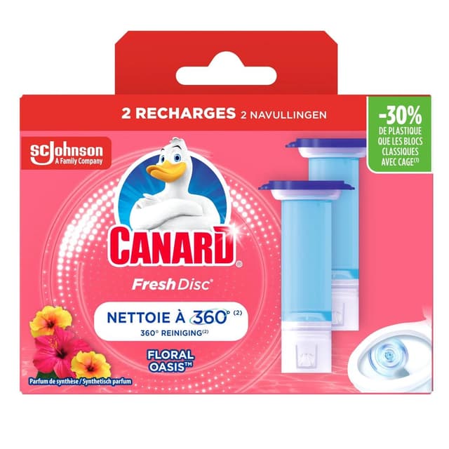 5000204329049 - Canard Fresh - Bloc WC Fleurs Oasis Fresh Disc