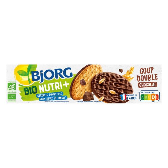 3229820789149 - Bjorg - Biscuit Coup Double Chocolat Céréales complètes bio Nutri+