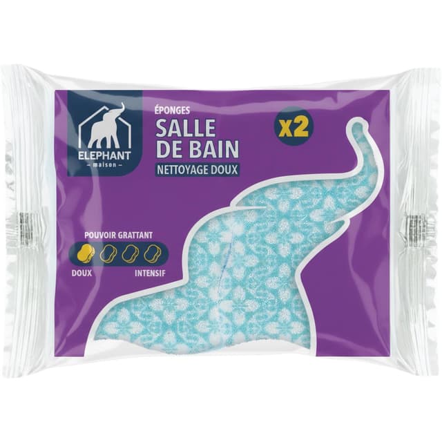 3543534440050 - Elephant - Eponge grattante SALLE DE BAINS DECOREE