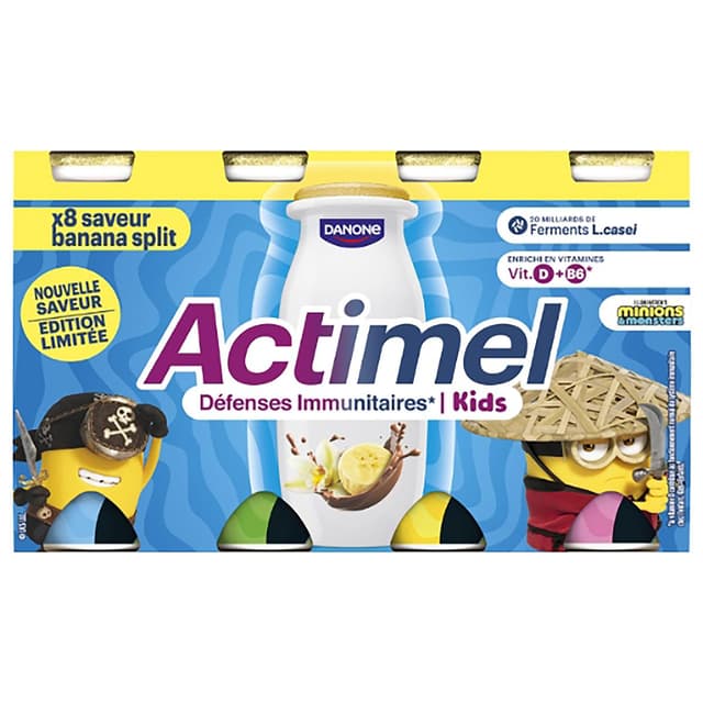 3033492150950 - Actimel - Yaourt à boire banana split