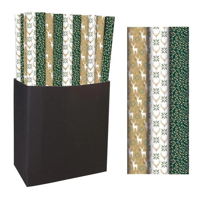 3701406811050 - Clairefontaine - Papier cadeau foret sacrée kraft