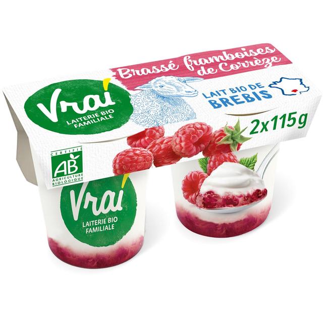3273221111450 - Vrai - Brassé framboise bio au lait de brebis