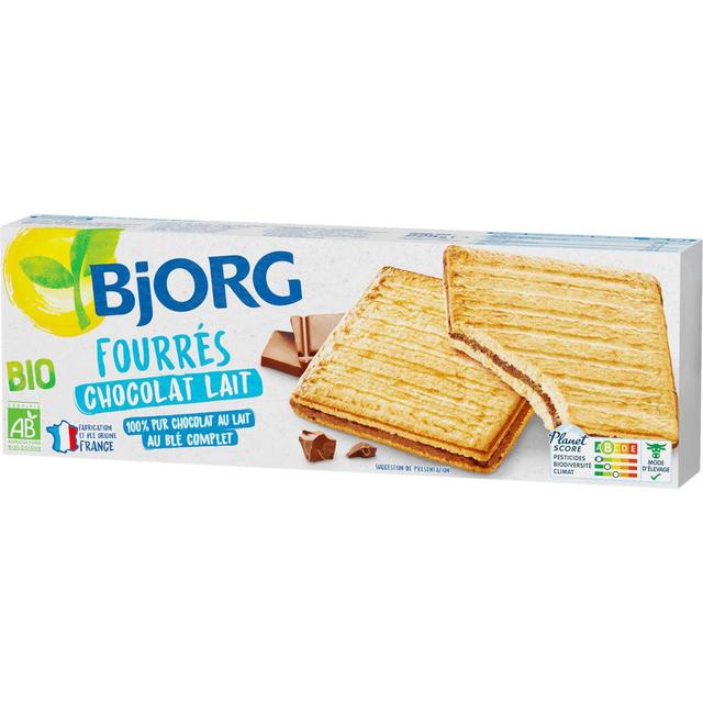 3229820181950 - Bjorg - Fourrés chocolat au lait bio
