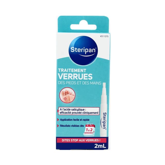 3031443112750 - Steripan - Traitement verrues des pieds et des mains