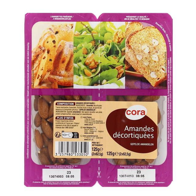 3257980533050 - Cora - Amandes décortiquées
