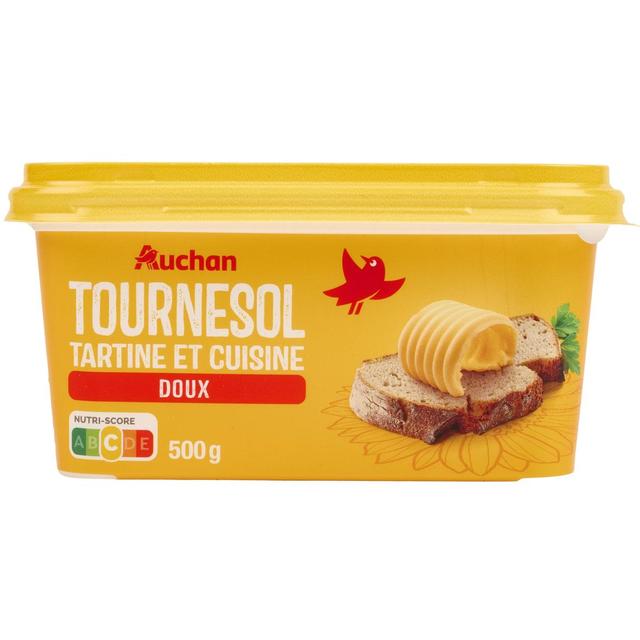 3254560044050 - Auchan - Margarine doux pour tartine et cuisson