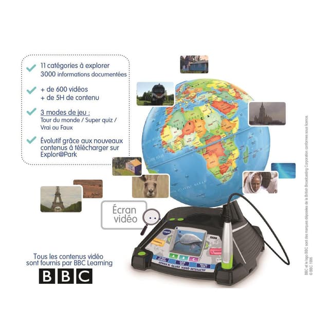 3417766054050 - Vtech - Globe video interactif- Genius XL