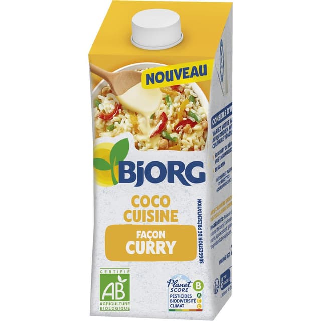 3229820806150 - Bjorg - Aide Culinaire Coco Curry Bio