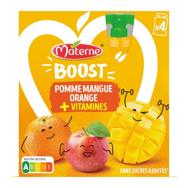 3021761208150 - Materne - Compote Pomme Mangue Orange multivitaminé