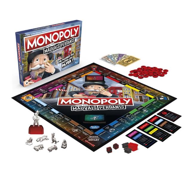 5010993718450 - Hasbro Gaming - Monopoly mauvais perdants
