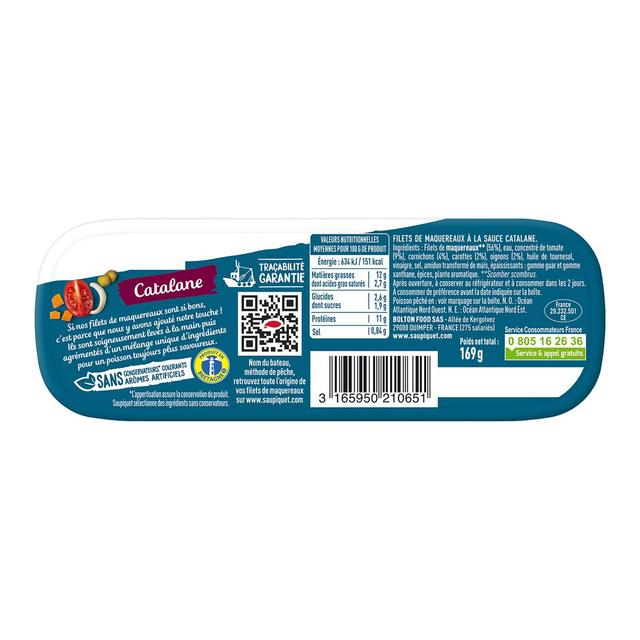 3165950210651 - Saupiquet - Filets de Maquereaux à la Catalane