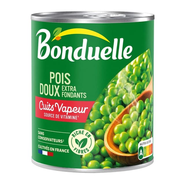 3083681130751 - Bonduelle - Petits Pois Cuits à la Vapeur en conserve