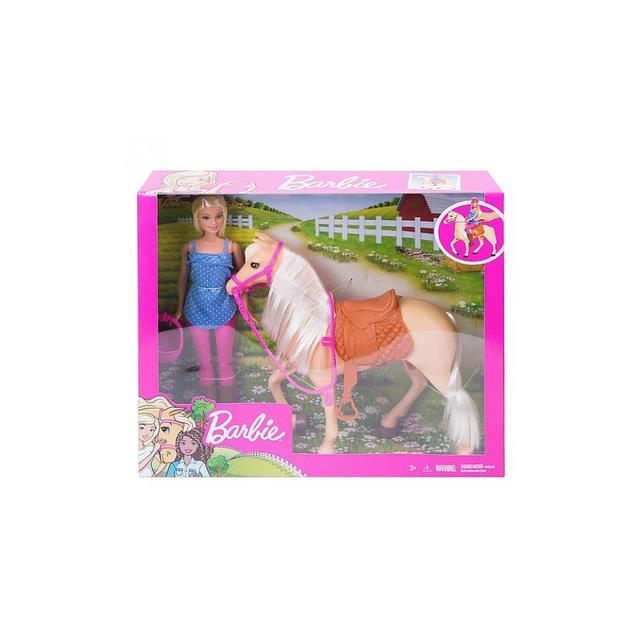 0887961691351 - Barbie - Mattel - Barbie et son cheval