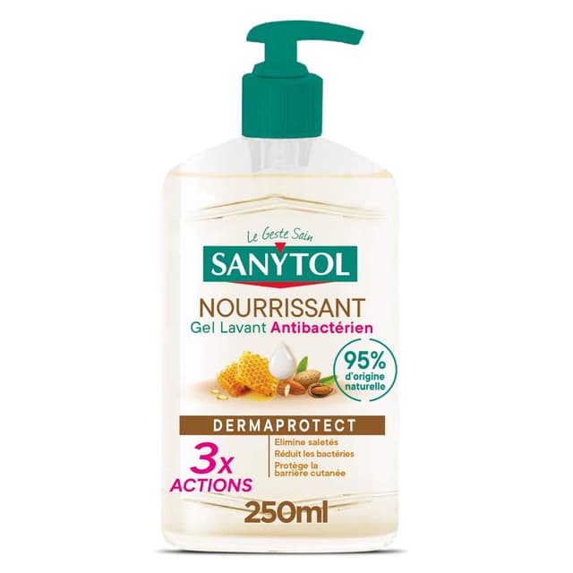 3045206501651 - Sanytol - Gel lavant Antibactérien Nourrissant