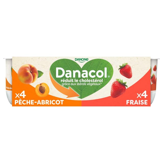 3033490081751 - Danacol - Yaourt aux fruits 0%