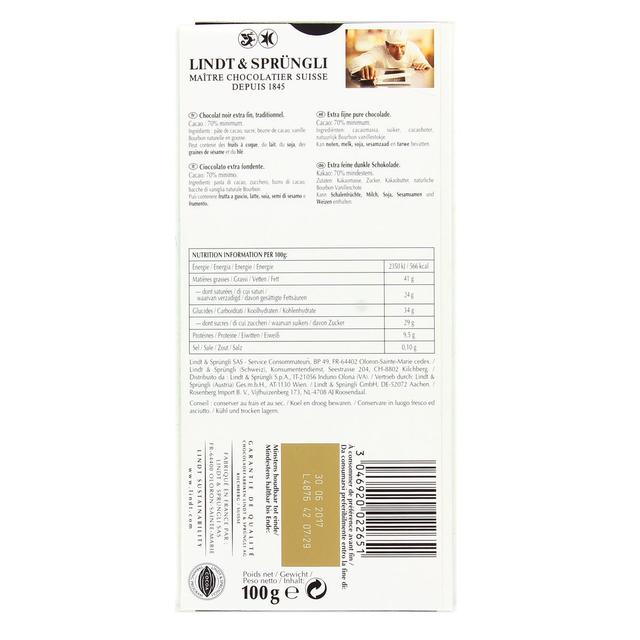 3046920022651 - Lindt - Excellence noir intense 70%