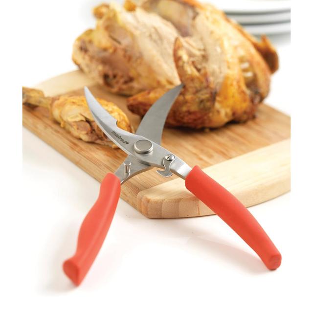 3485990243151 - Mastrad - Ciseaux a volaille & pizza - rouge