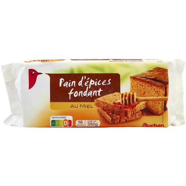 3596710403851 - Auchan - Pain d'épices fondant au miel