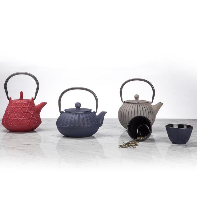 3256390144351 - The Kitchenette - Théière en fonte SHAOLIN ROUGE